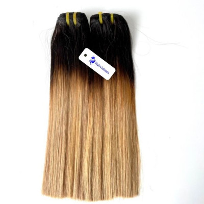Ombre 2 Bone Straight Hair Weave